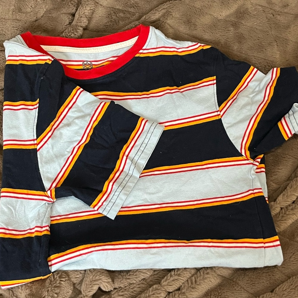 striped colourful cotton shirt